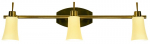 Laelamp Candellux Kroton Strip 3x40W G9 patina