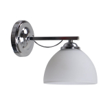 Seinalamp Candellux Filona 1x40W E27 kroom valge klaas