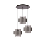 Rippvalgusti Candellux Spiega Triple suitsuklaas 3xE27