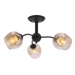 Laelamp Candellux Breeze 3xE27 merevaigukollase klaasist varjudega
