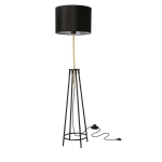 Candellux p&otilde;randalamp Tegola, must/kuldne