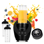 Blender Kokteilimikser magnetmootoriga, 2 pudelit &agrave; 630 ml, impulssrežiim, roostevabast terasest terad Zeegma Vitamine Ferro