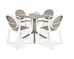 Aiam&ouml;&ouml;blikomplekt PALMA/CLIP 4+1, Bianco Tortora
