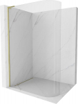 Mexen Kioto-R L &uuml;mara du&scaron;isein Walk-in 80 x 200 cm, l&auml;bipaistev, kuldne harjatud - 800-080-103-55-06
