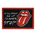 Uksematt Rolling Stones 40x60 cm, erinevates v&auml;rvitoonides