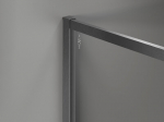 Mexen Kioto-F Walk-in du&scaron;isein raamiga 70 x 202 cm, grafiit 8 mm, harjatud gun gray - 800-070-104-66-40