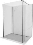 Mexen Kioto du&scaron;isein Walk-in 115 x 110 x 40 cm, l&auml;bipaistev, gun gray harjatud - 800-115-110-221-66-00-040