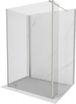 Mexen Kioto du&scaron;isein Walk-in 120 x 100 x 40 cm, l&auml;bipaistev, harjatud nikkel - 800-120-100-221-97-00-040