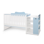 Muundatav lastevoodi Lorelli Multi, 120x60/190x82 cm, valge/helesinine