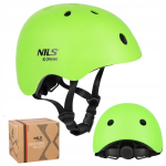 Nils Extreme Kask "orzeszek" kaitsmetega, 52-56 cm, roheline