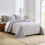 Puuvillane voodikate kaheinimesevoodile 220x240 cm hall komplekt &mdash; voodikate, magamistoa komplekt, puuvillane voodipesu, kodutekstiil, voodikate padjap&uuml;&uuml;ridega, magamistoa sisustus, hall pleed