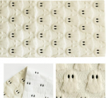 Dekoratiivne veluurist lauajooksja Halloween kummitused beež 33 x 230 cm &mdash; s&uuml;gisene kodutekstiil, lauakaunistused, halloween laudlina, pl&uuml;&uuml;sist lauakate, s&ouml;&ouml;gitoa dekoratsioonid, diivanilaua linik, spooky cozy tekstiil
