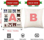 J&otilde;uluteemalised Velvet Padjap&uuml;&uuml;rid 50x50 cm Komplekt 4 tk Punased &mdash; j&otilde;ulukaunistused, padjap&uuml;&uuml;rid, elutoa tekstiilid, p&uuml;hadekaunistused, dekoratiivpadjap&uuml;&uuml;rid, magamistoa sisustus, sametist padjap&uuml;&uuml;rid