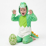 Laste kost&uuml;&uuml;m Kigurumi Draakon Roheline 2-3 Aastat &mdash; laste kombinesoon, kost&uuml;&uuml;m peoks, dinosaurus lapsele, soe &uuml;hesosaline pidžaama, riided 92 98, pl&uuml;&uuml;sist kombinesoon, karnevalikost&uuml;&uuml;m