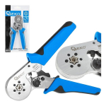 Geko pressimisriist G01774 0,25&ndash;6 mm2, HEX, teras, ergonoomiline TPR, u 175 mm