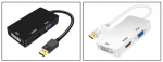 Adapter Displayport Hdmi, Vga, Dvi jaoks
