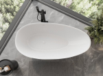 Mexen Milano vabas seisev vann konglomeraadist 170 x 86 cm, valge l&auml;ige - 57301708510
