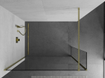 Mexen Kioto du&scaron;isein Walk-in 170 x 40 cm, l&auml;bipaistev, harjatud kuldne - 800-170-212-55-00-040