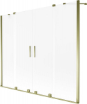 Mexen Velar Duo vannisirm 2-osaline l&uuml;kanduks 180 x 150 cm, h&auml;rmatis, kuldne - 896-180-000-32-50