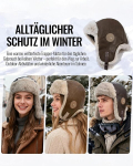 Meeste talvem&uuml;ts k&otilde;rvaklappidega Aviator soe tuulekindel hall 55-58 cm &mdash; pilootm&uuml;ts, karvam&uuml;ts, talvem&uuml;ts, suusam&uuml;ts, veekindel meeste m&uuml;ts, k&otilde;rvaklappidega m&uuml;ts, meeste v&auml;lir&otilde;ivad