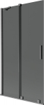 Mexen Velar vannisein 2-osaline l&uuml;kanduks 100 x 150 cm, grafiit, harjatud gun gray - 896-100-000-41-66