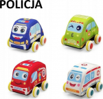 Pehme politseiauto Smily Play, 12m+