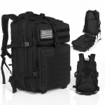 Must ergonoomiline suur Peterson taktikalises stiilis matkaseljakott 45 l
