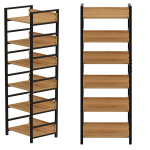 Raamaturiiul, k&otilde;rge metallkapike loft-stiilis, 175 cm