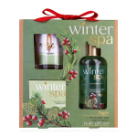 Vannitarvete komplekt Accentra Bath set Winter Spa: du&scaron;igeel, 100 ml + vannisool, 80 g + k&uuml;&uuml;nlaalus, 1 tk.
