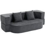 Diivanvoodi patjadega 190 cm, antratsiithall