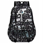 Noorte koolikott, 30 l, 44 &times; 34 &times; 20 cm, must