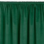 Kardinid 530&times;225 cm, sametised, tumerohelised.