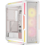 Korpus ATX PC Case - CORSAIR - 5000T LX RGB - 3 LX120 RGB Fans - Aurora RGB Lighting - White