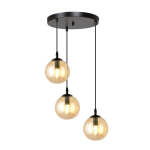 Emibig ripplamp Cosmo 3, must/kuldne