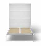 Seinale kinnitatav voodi Vivario L 140, 140x200 cm, valge