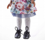 Valged ažuursed sukkp&uuml;ksid 32 cm Paola Reina nukule