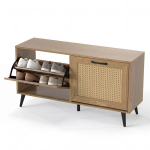 Jalatsikapp 100x30x53 cm looduslik rattan