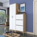 Esiku komplekt EA137 - 2871, valge/pruun