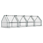 Kasvuhoone raamiga 360 x 90 x 90 cm l&auml;bipaistev