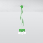 Sollux Lighting ripplamp Diego 5, roheline