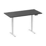 K&otilde;rguse reguleerimisega laud Up Up Bjorn II, 110x60x59 cm, valge/must