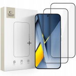Xiaomi Poco F8 Pro Ultra kaitsekindel klaas 2 tk must Glass Fit+