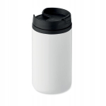 Reisikruus 250ml, roostevaba teras, valge