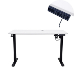 Reguleeritav kirjutuslaud KX2640 120x60cm, valge