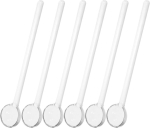 6 l&auml;bipaistvast klaasist lusika komplekt, 14,2 cm