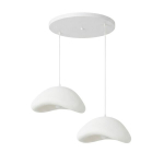 Opviq ripplamp Luna-40-40-T-Nua, valge