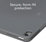 Logitech - Combo Touch for iPad Air 13-inch (M2) - OXFORD GREY - PAN - NORDIC