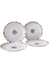 Hermia taldrikute komplekt 2100002910001, 21 cm, 4 tk.