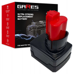 Gares aku, sobib Milwaukee M12 2472-20 BPD BDDX 2277-21, 12 V 6,3Ah