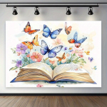 Liblikas ja Raamat Foto Taustakardin Pickify, 59inch* 82.6inch/150cm*210cm
